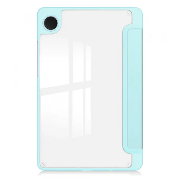 CRYSTAL Zaklápací obal pre Samsung Galaxy Tab A11 svetlomodrý