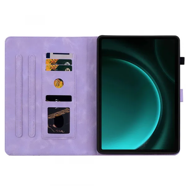 ART LILY Zaklápacie puzdro pre Samsung Galaxy Tab S9 FE / Tab S10 FE / Tab S10 Lite fialové