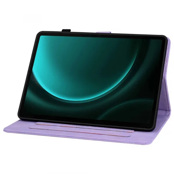 ART LILY Zaklápacie puzdro pre Samsung Galaxy Tab S9 FE / Tab S10 FE / Tab S10 Lite fialové