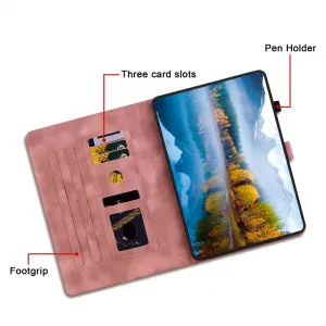 ART LILY Zaklápacie puzdro pre Samsung Galaxy Tab S9 FE / Tab S10 FE / Tab S10 Lite ružové