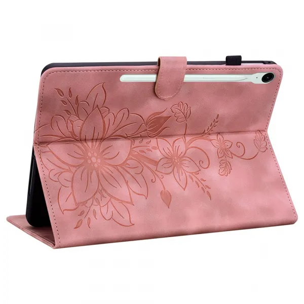 ART LILY Zaklápacie puzdro pre Samsung Galaxy Tab S9 FE / Tab S10 FE / Tab S10 Lite ružové