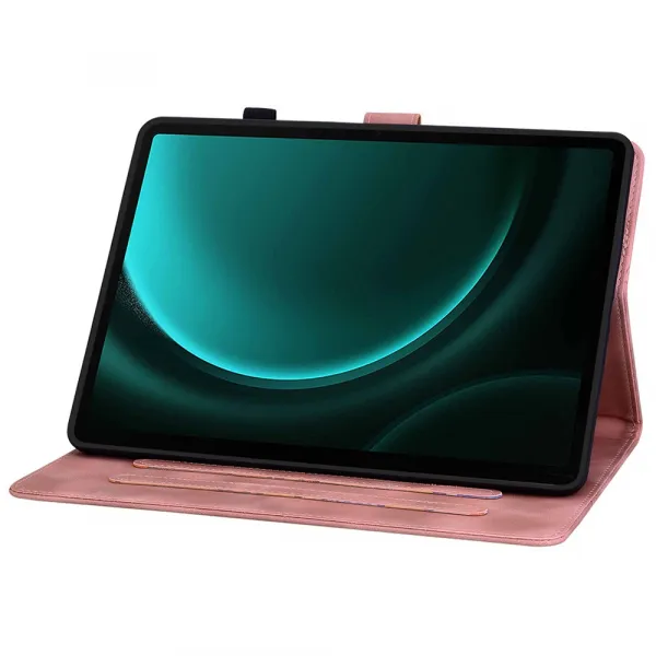 ART LILY Zaklápacie puzdro pre Samsung Galaxy Tab S9 FE / Tab S10 FE / Tab S10 Lite ružové