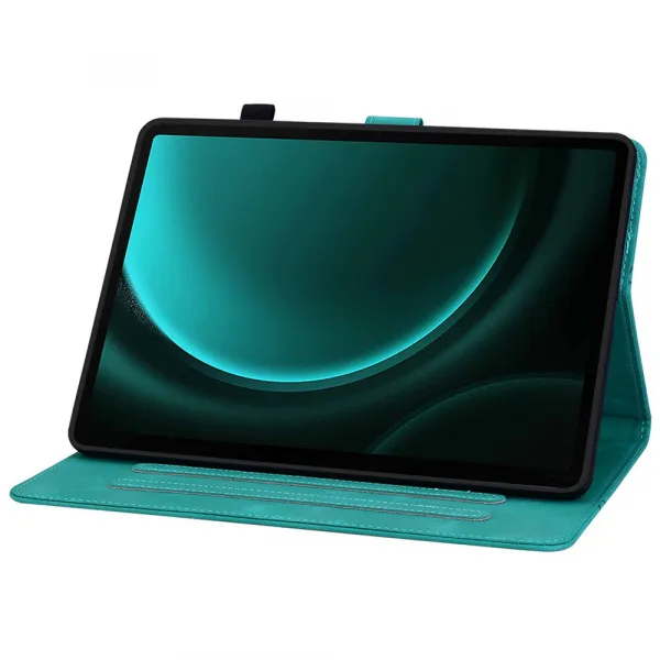ART LILY Zaklápacie puzdro pre Samsung Galaxy Tab S9 FE / Tab S10 FE / Tab S10 Lite zelené