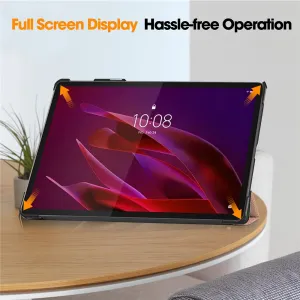 LEATHER Zaklápací kryt pre Lenovo Yoga Tab 11.1 ROSE GOLD