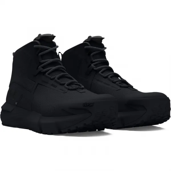 Pánska členková turistická obuv UNDER ARMOUR UA Charged Valsetz Mid M black black jet gray