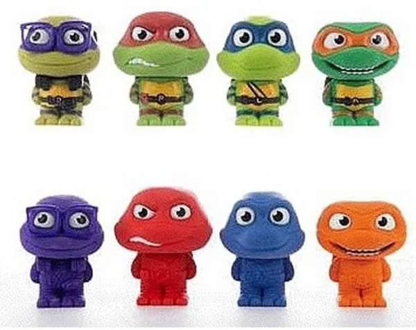 Nickelodeon Voňavá 3D puzzle guma Ninja Korytnačky