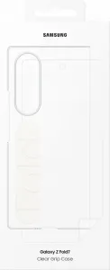 SAMSUNG CLEAR RING Kryt s držiakom Samsung Galaxy Z Flip7 5G priehľadný