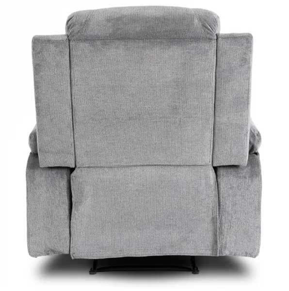 JAKS Masážne kreslo tmavo šedé látka Box 2