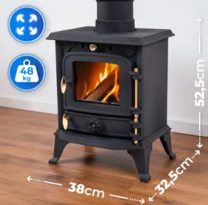 JAKS Pec na drevo liatinová 4,5 kW Diana