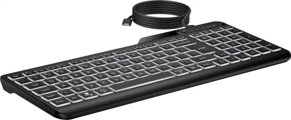 HP Inc. HP 405 Multi-Device Wired Backlit Keyboard CZ/SK