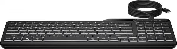 HP Inc. HP 405 Multi-Device Wired Backlit Keyboard CZ/SK