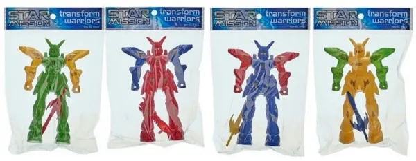 DinoTrading Transform Warrior Hviezdna Misia 4 druhy