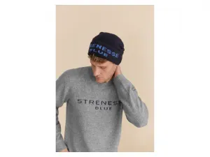 Strenesse Blue Dámska/pánska pletená čiapka (navy modrá/modrá)