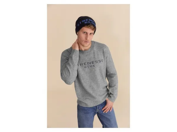 Strenesse Blue Dámska/pánska pletená čiapka (navy modrá/modrá)