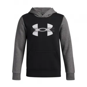 Chlapčenská zateplená mikina s kapucňou UNDER ARMOUR UA Rival Flc Cblck Grphc HD