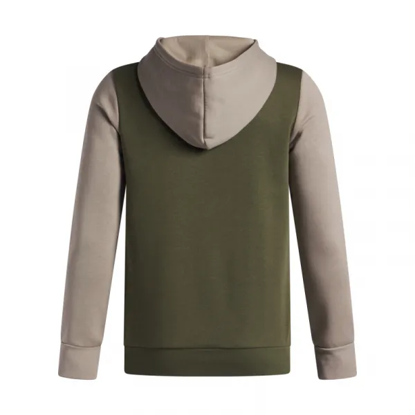 Chlapčenská zateplená mikina s kapucňou UNDER ARMOUR UA Rival Flc Cblck Grphc HD
