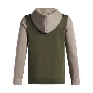 Chlapčenská zateplená mikina s kapucňou UNDER ARMOUR UA Rival Flc Cblck Grphc HD