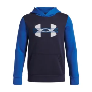 Chlapčenská zateplená mikina s kapucňou UNDER ARMOUR UA Rival Flc Cblck Grphc HD