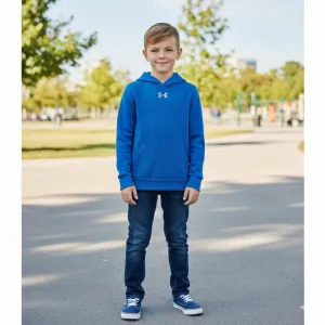 Chlapčenská zateplená mikina s kapucňou UNDER ARMOUR UA Rival Fleece Hoodie