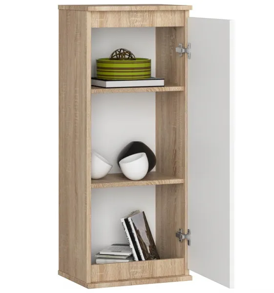 Ak furniture Závesná skrinka Star 40 cm sonoma/biela