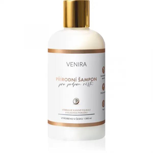 Venira Šampon pre podporu rastu prírodný šampón s vôňou Coconut 300 ml