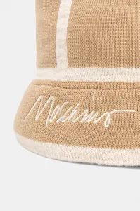 Vlnený klobúk Moschino zelená farba, M3353 65460