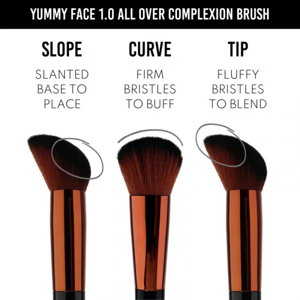 Danessa Myricks Beauty Yummy Face 1.0 multifunkčný štetec 1 ks
