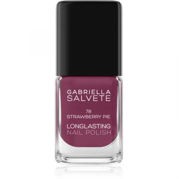 Gabriella Salvete Longlasting Enamel dlhotrvajúci lak na nechty s vysokým leskom odtieň 78 Strawberry Pie 11 ml