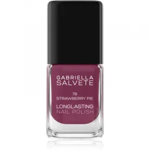 Gabriella Salvete Longlasting Enamel dlhotrvajúci lak na nechty s vysokým leskom odtieň 78 Strawberry Pie 11 ml