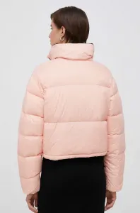 Páperová bunda Calvin Klein Jeans dámska, oranžová farba, zimná