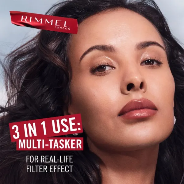 Rimmel Multi-Tasker Better Than Filters rozjasňujúca podkladová báza pre zjednotenie farebného tónu pleti odtieň 061 Tan 30 ml