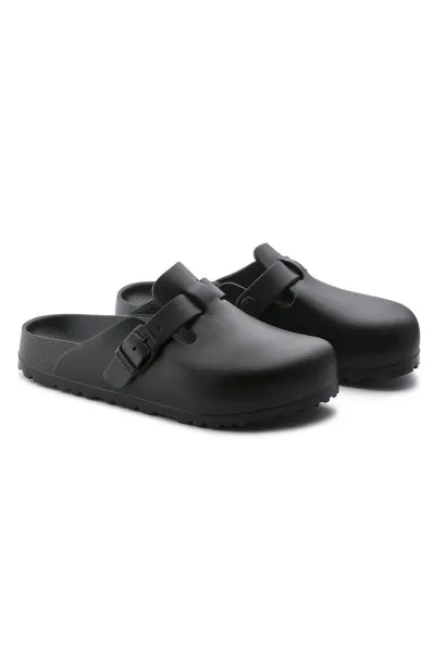Šľapky Birkenstock Boston EVA dámske, čierna farba, 127103