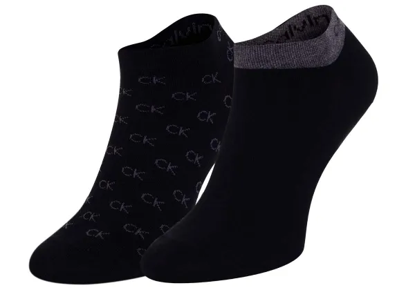Ponožky Calvin Klein pánske, čierna farba, 701218715