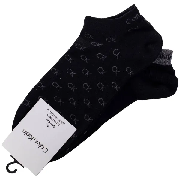 Ponožky Calvin Klein pánske, čierna farba, 701218715