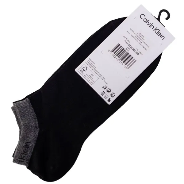 Ponožky Calvin Klein pánske, čierna farba, 701218715