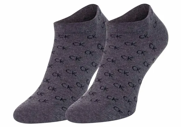 Ponožky Calvin Klein pánske, šedá farba, 701218715