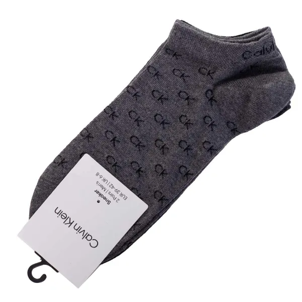 Ponožky Calvin Klein pánske, šedá farba, 701218715