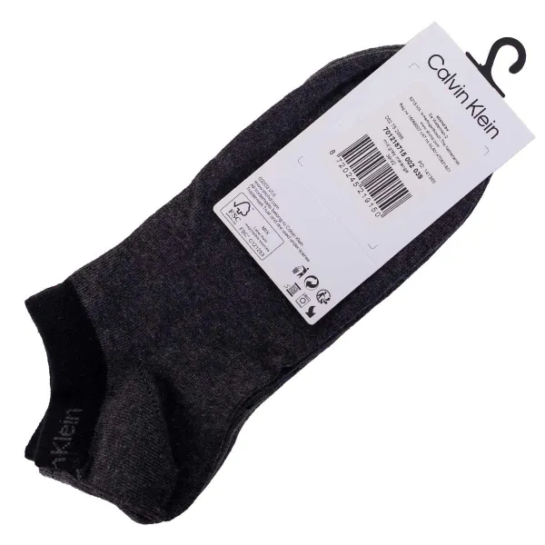 Ponožky Calvin Klein pánske, šedá farba, 701218715