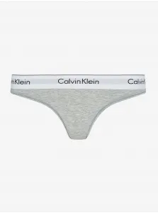 Sivé melírované nohavičky so širokým lemom Calvin Klein Underwear