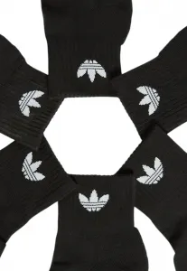 Adidas čierne ponožky, 6 párov
