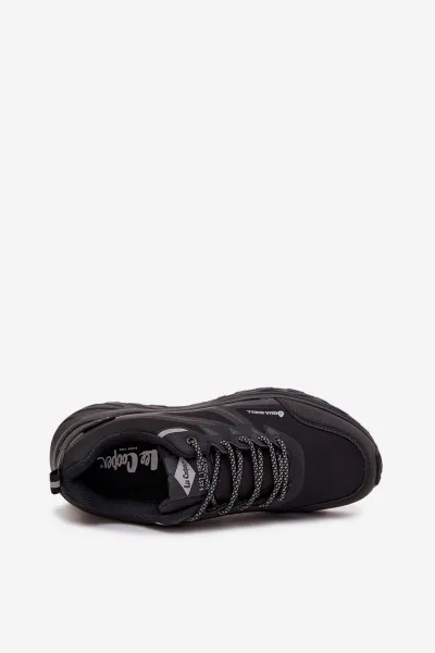 Lee Cooper WINTER Pánska zimná obuv, čierna, veľkosť