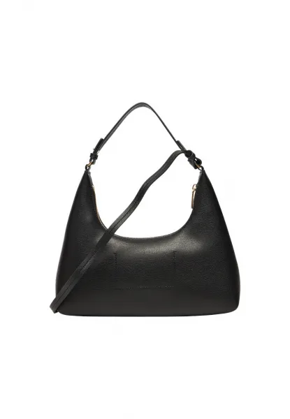 Calvin Klein FOIL LOGO SHOULDER BAG Dámska taška, černá, veľkosť