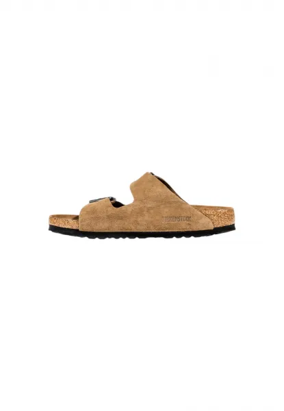 Dámske šľapky Birkenstock z brúsenej kože