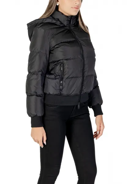 Páperová bunda Armani Exchange čierna farba, prechodná, XW000228 AF12286