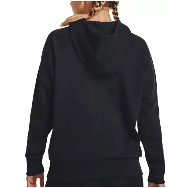 Dámska zateplená tréningová mikina s kapucňou UNDER ARMOUR UA Rival Fleece Graphic Hdy-BLK
