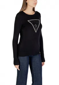 Čierny sveter Guess s logom