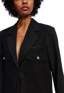 Sako Karl Lagerfeld Jeans Klj Utility Blazer Black