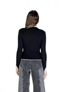 Sveter Karl Lagerfeld Jeans Klj Mock Neck Sweater Black