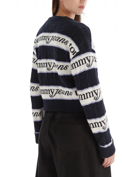 Tommy Hilfiger pruhovaný sveter