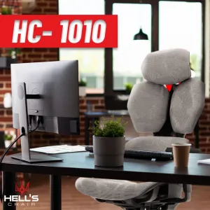 Ergonomickátextilnáotočnákancelárskastolička-HC-1010Grey